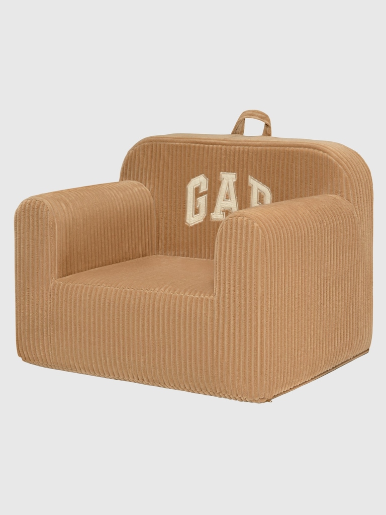 babyGap Ribbed Velour Logo Foam Chair