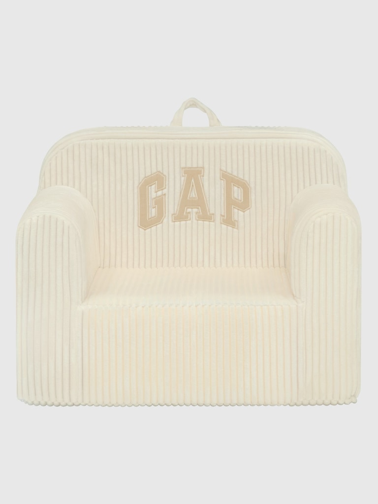 babyGap Ribbed Velour Logo Foam Chair