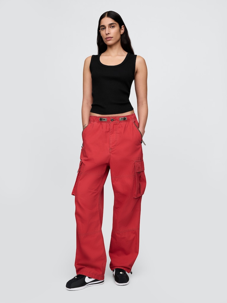 Cargo Parachute Pants