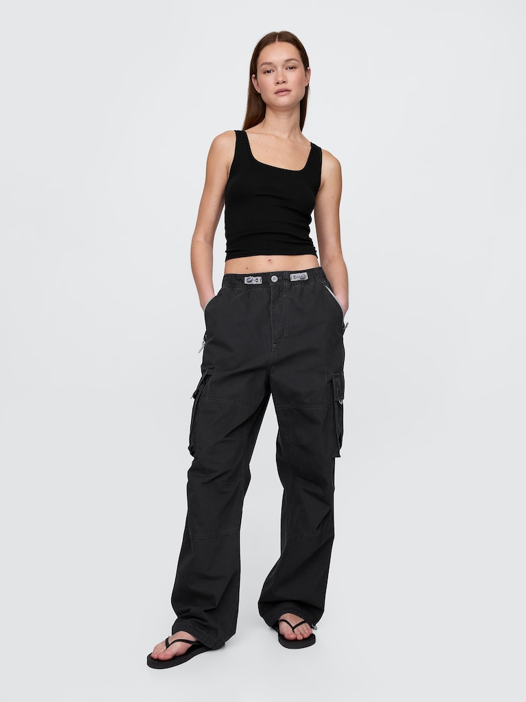 Cargo Parachute Pants