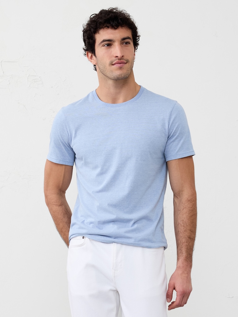 Standard-Fit Premium Wash Crew-Neck T-Shirt