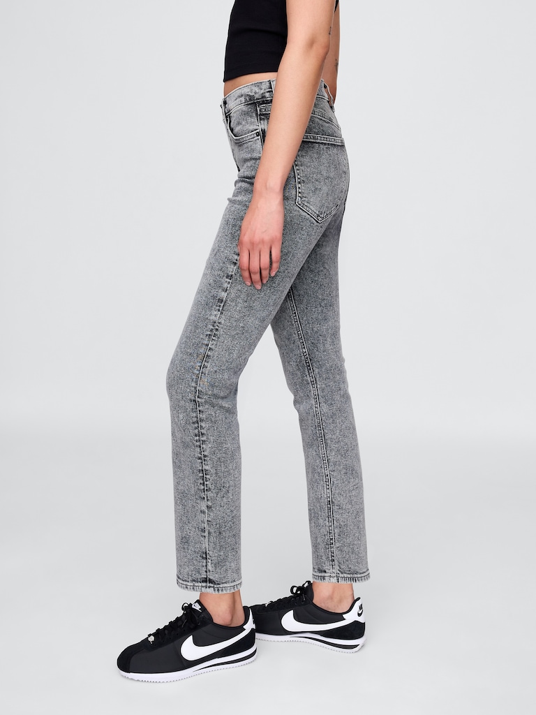 High Rise Vintage Slim Jeans
