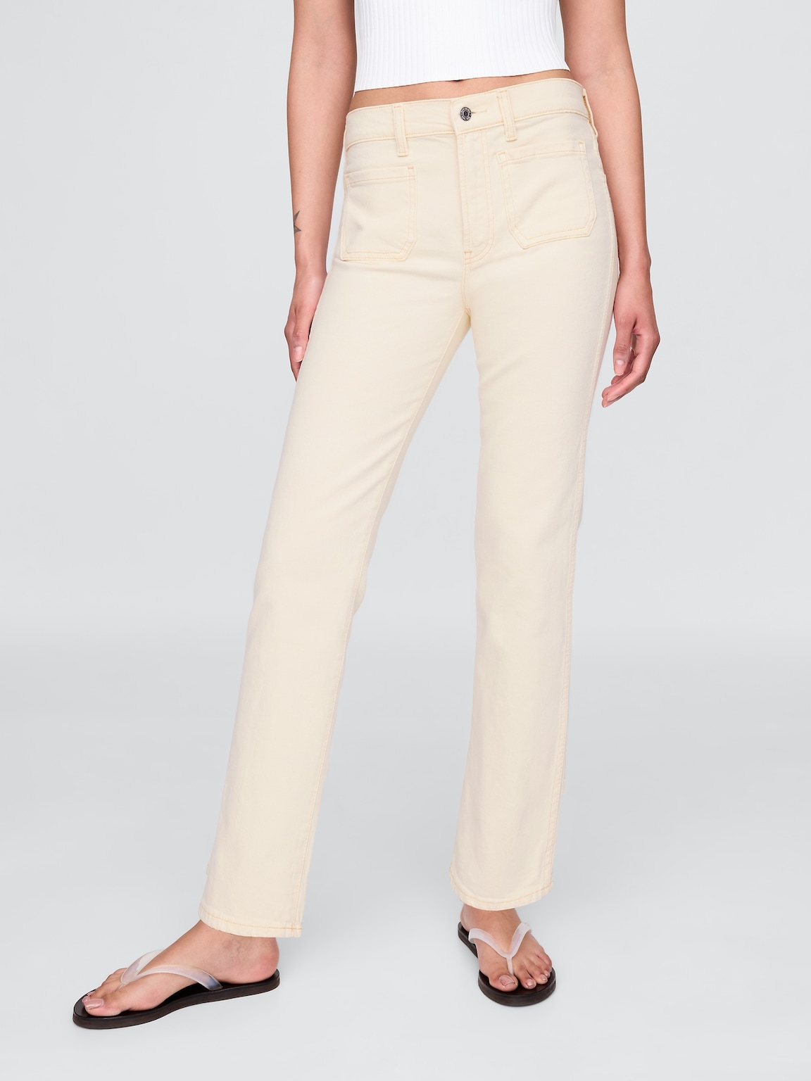 High Rise '90s Slim Straight Jeans