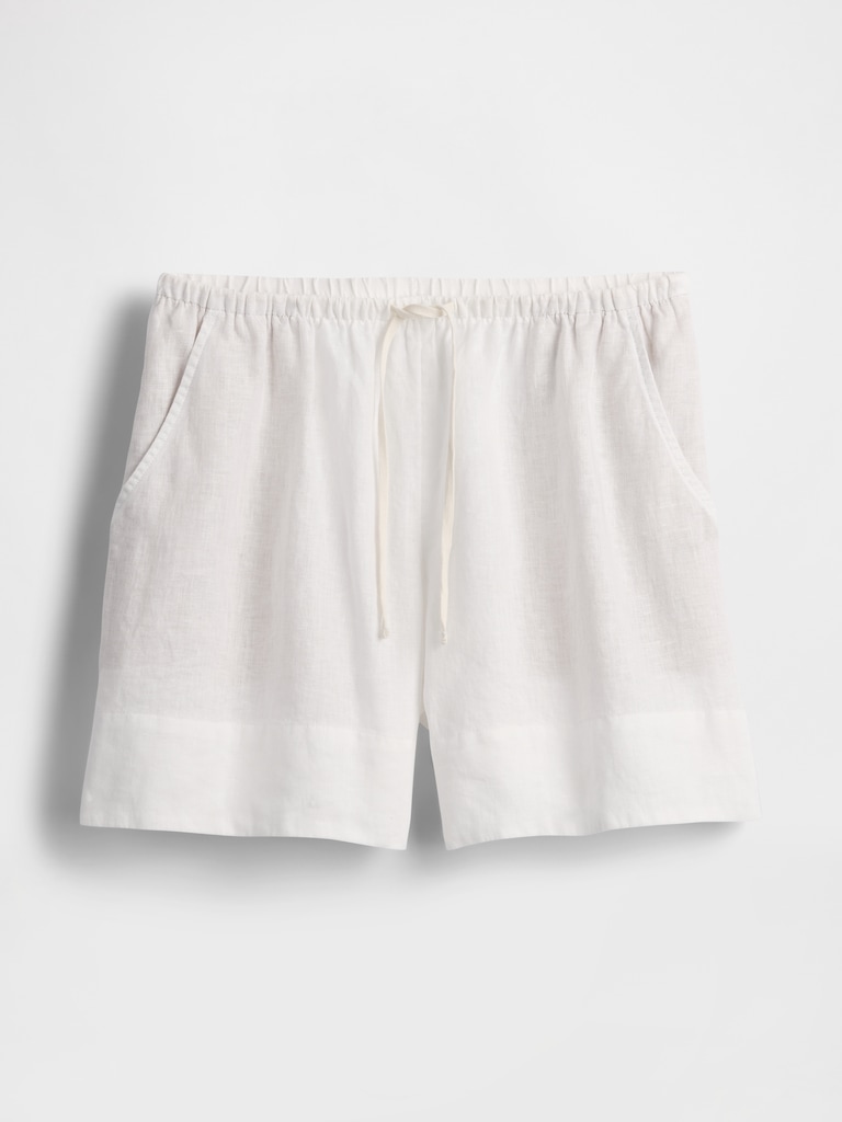 100% Linen Easy Shorts