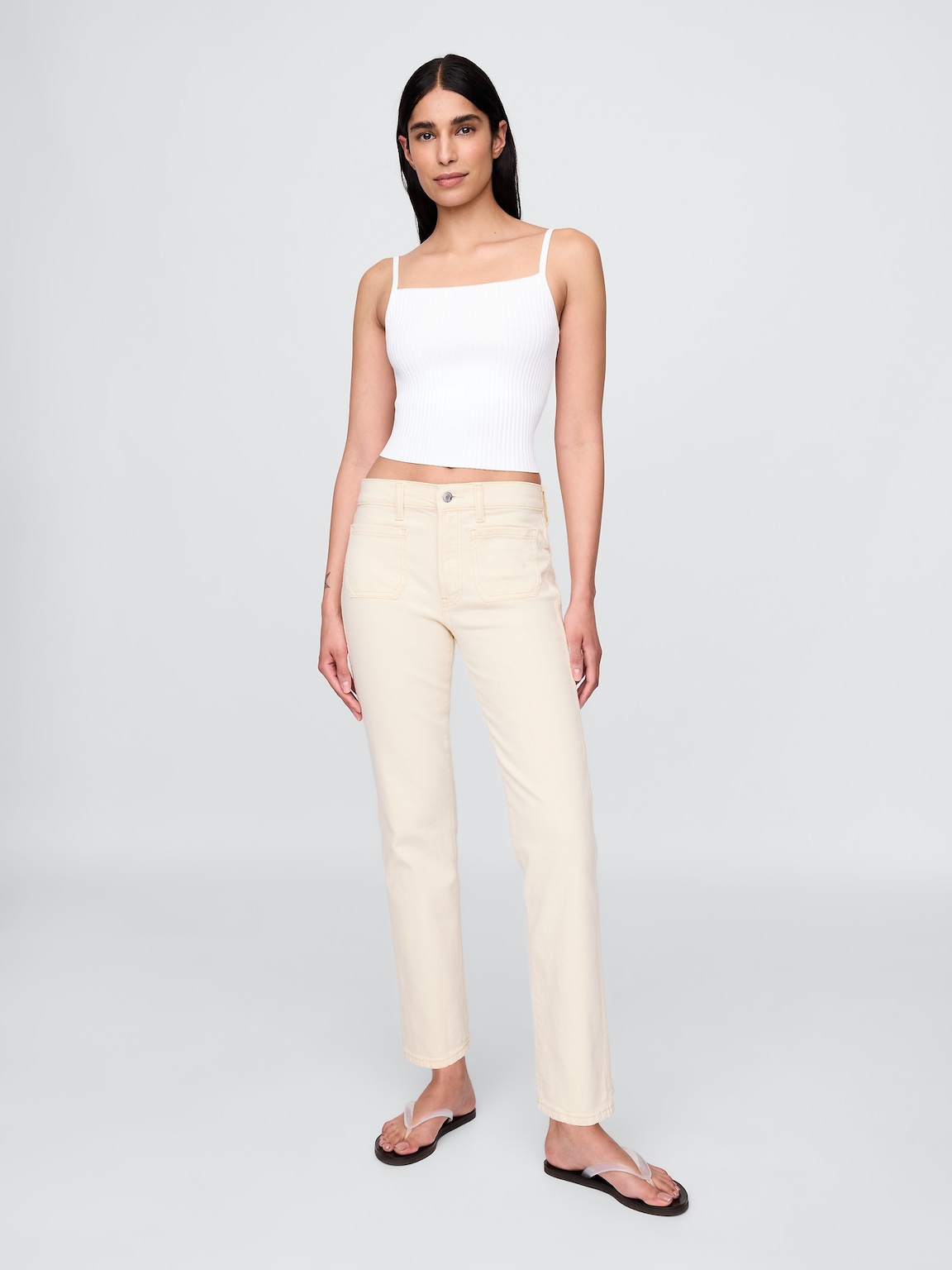 High Rise '90s Slim Straight Jeans