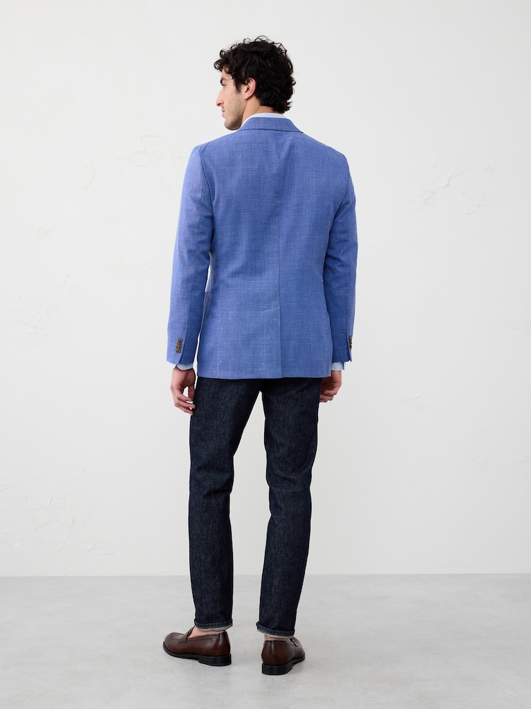 Tailored-Fit Textured Jacket