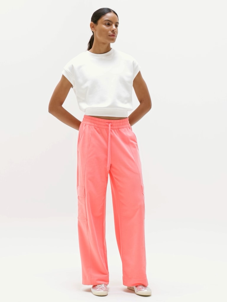 Retroterry High Rise Wide Leg Cargo Pant