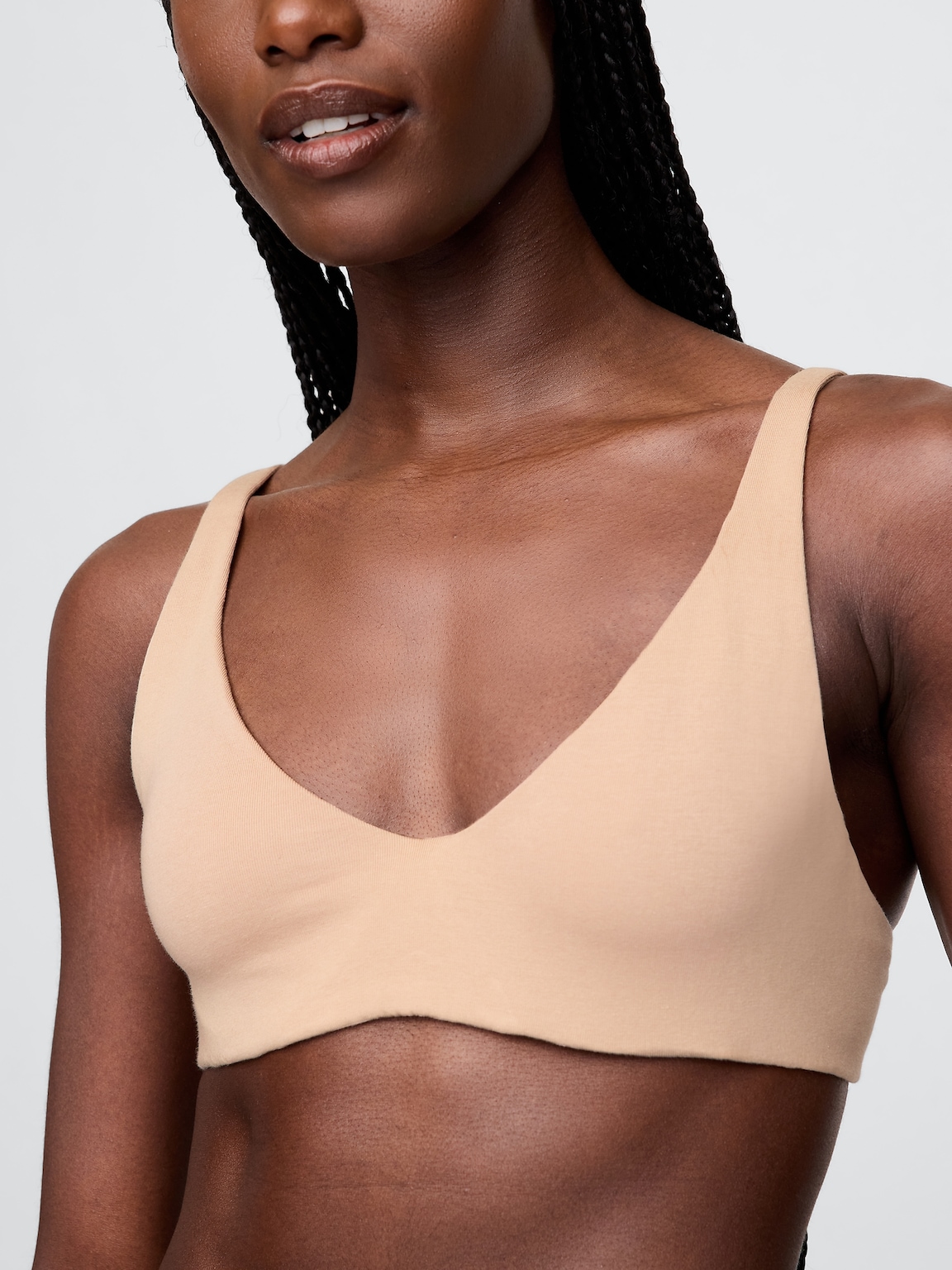 Organic Stretch Cotton Unlined Bra