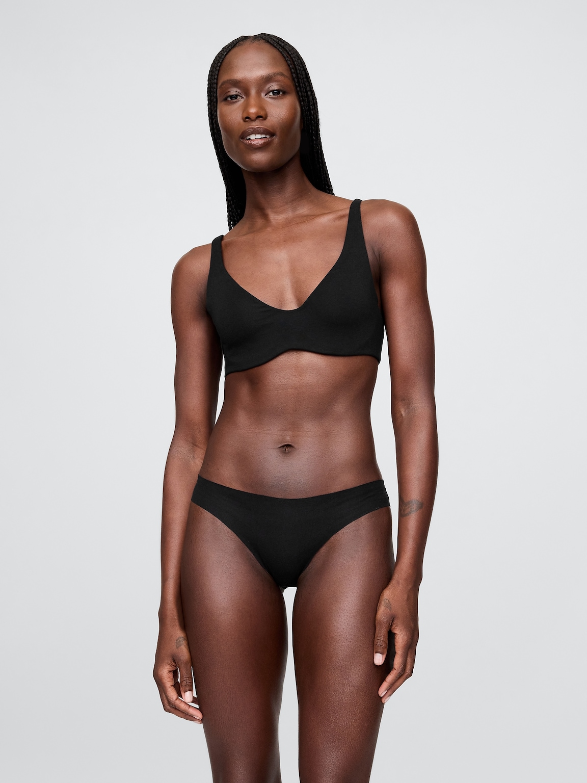 Organic Stretch Cotton Unlined Bra