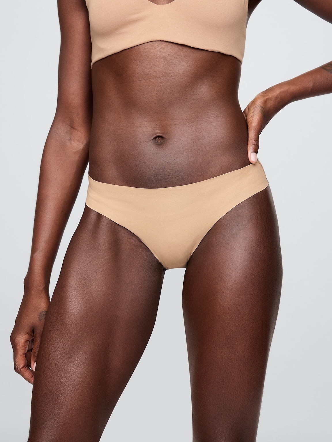 Organic Stretch Cotton No Show Bikini