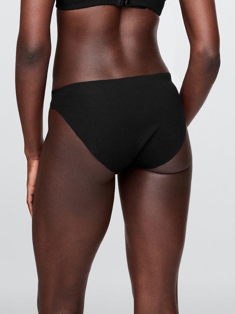 Organic Stretch Cotton No Show Bikini
