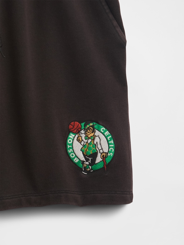 NBA Boston Celtics Logo Heavyweight Sweat Shorts