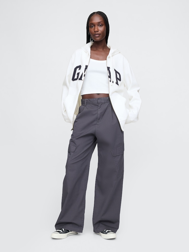 Adult VintageSoft Arch Logo Zip Hoodie