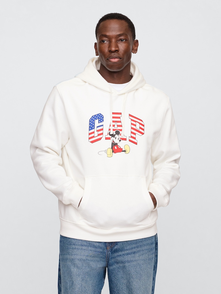 Gap × Disney Mickey Mouse Relaxed Logo Hoodie