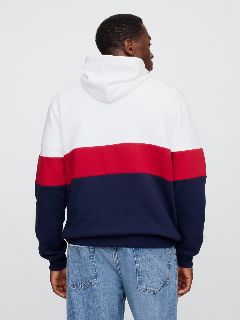 Relaxed Gap Logo Colorblock Hoodie