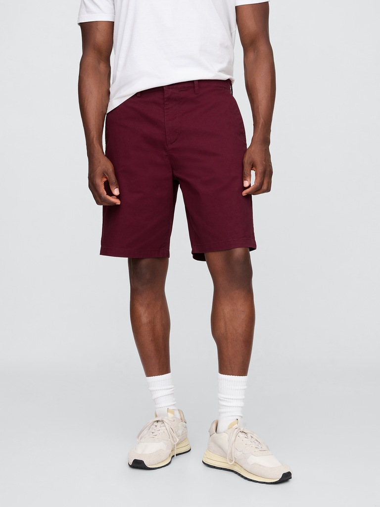 9" Essential Khaki Shorts