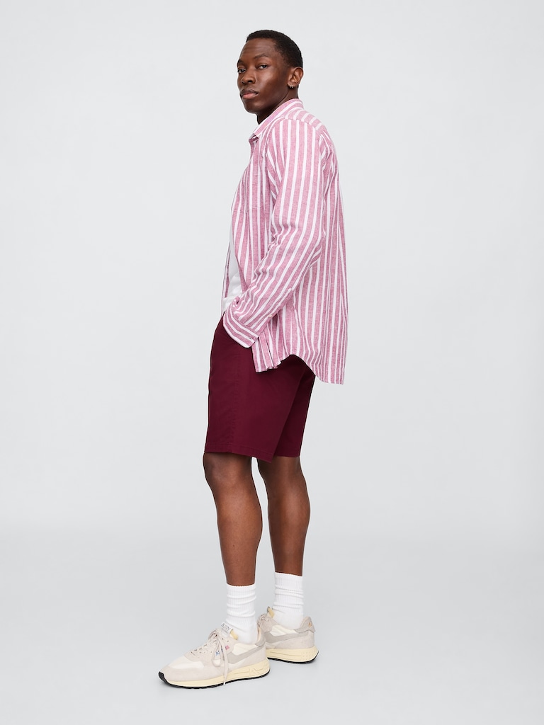 9" Essential Khaki Shorts