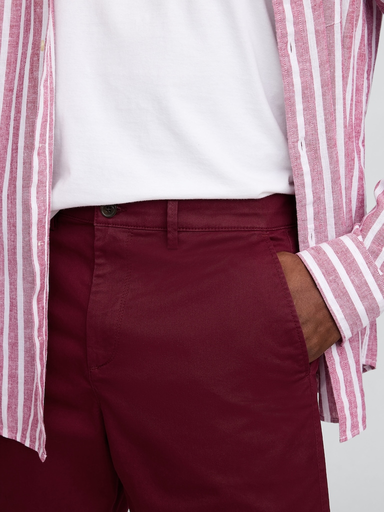 9" Essential Khaki Shorts