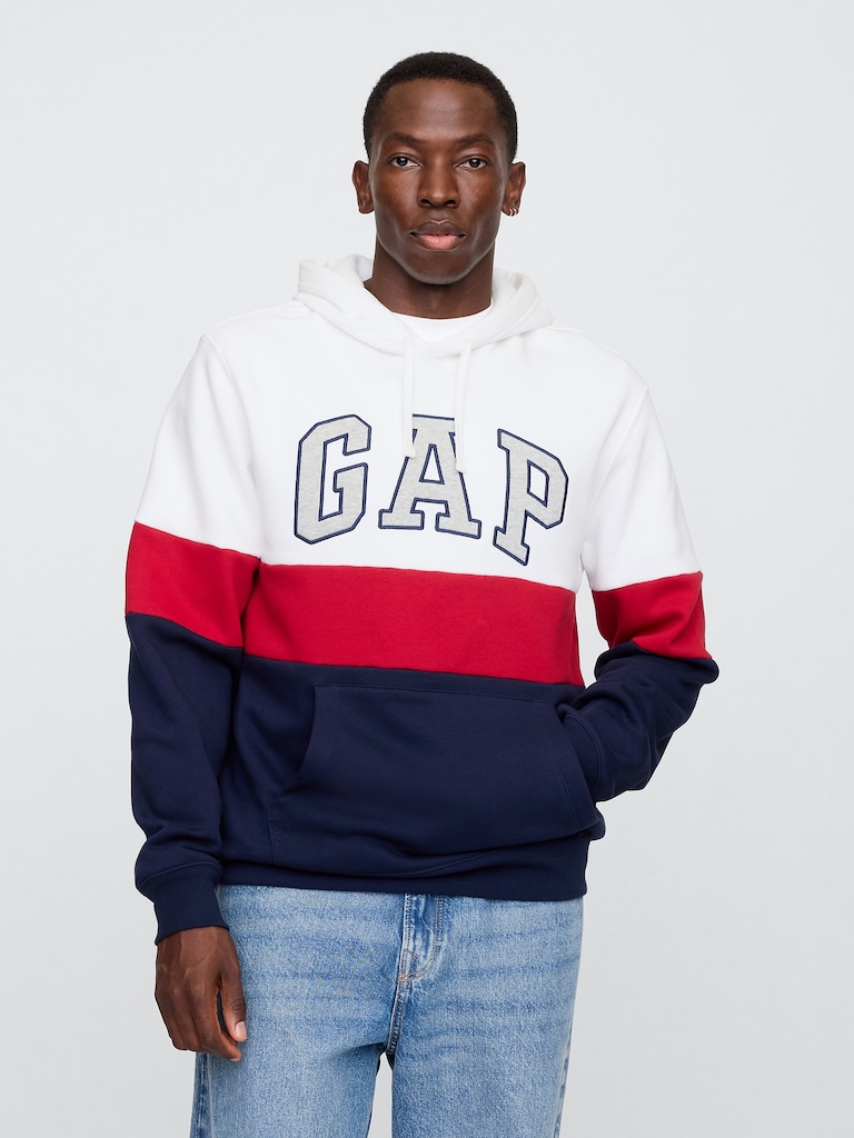 Relaxed Gap Logo Colorblock Hoodie