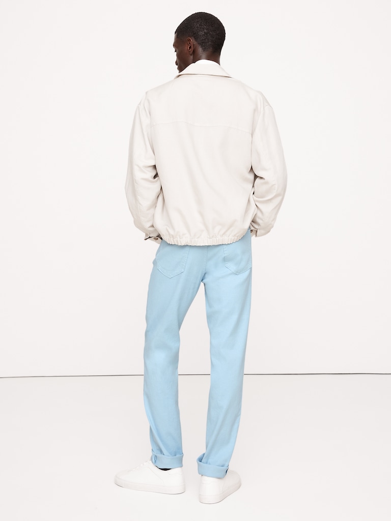Slim Linen-Cotton Traveler Pant