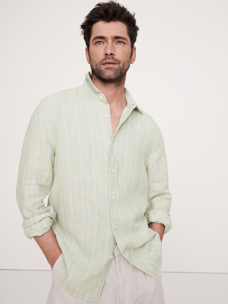 Standard-Fit Linen Shirt