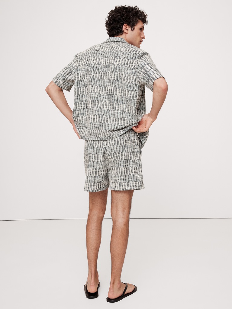 5" Jacquard Knit Pull-On Short