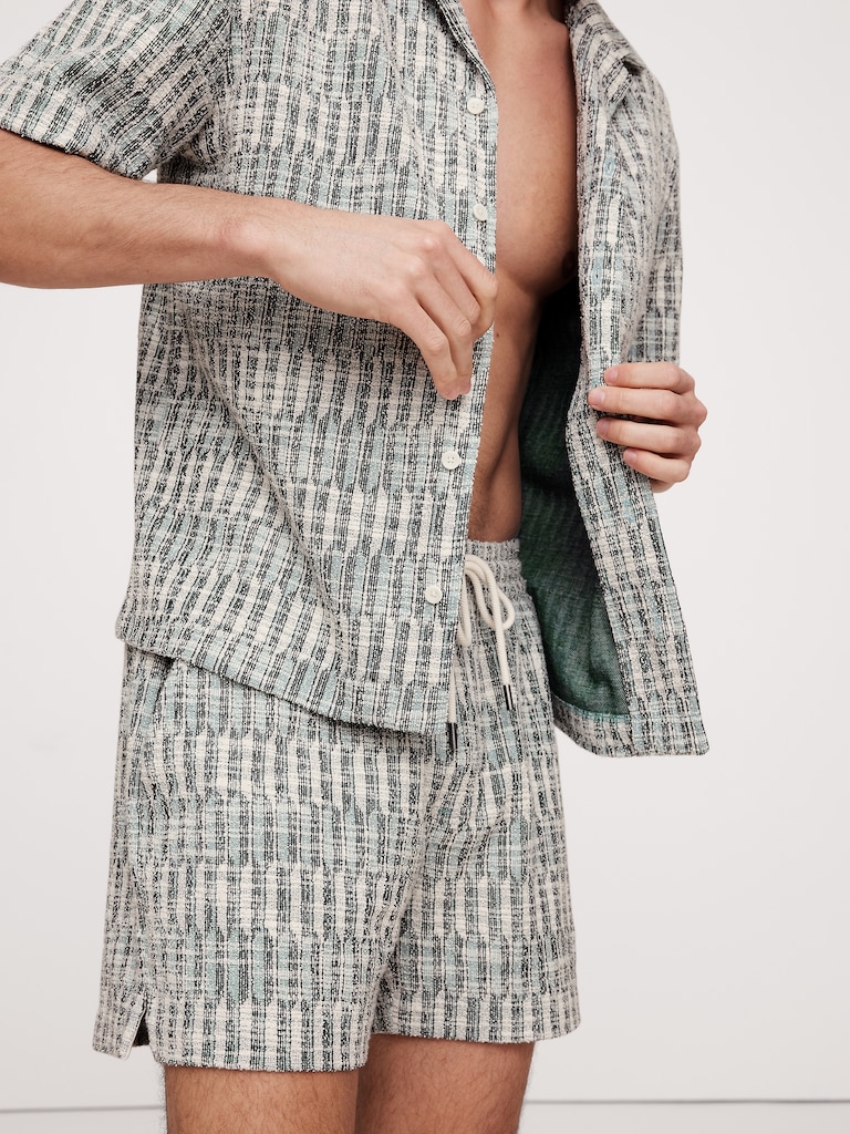 5" Jacquard Knit Pull-On Short