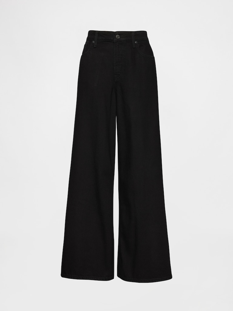 Curvy Mid Rise UltraSoft Baggy Jeans