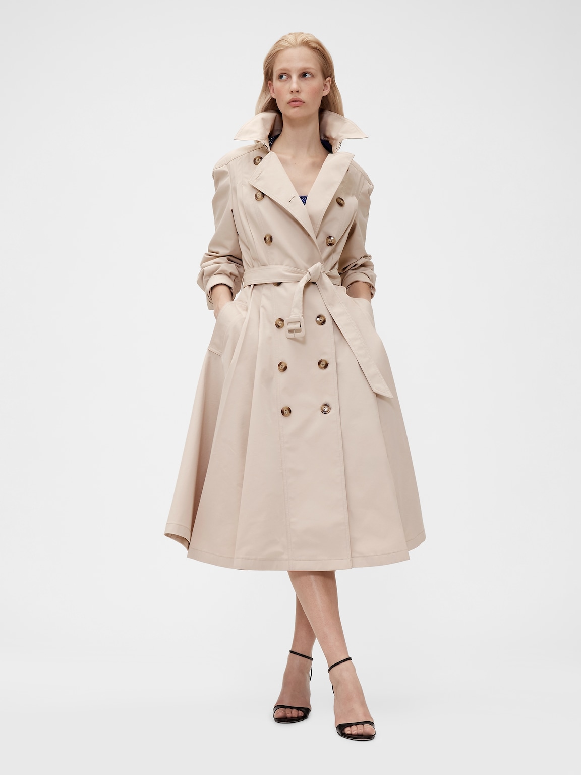 GapStudio Twill Tailored Trench Coat