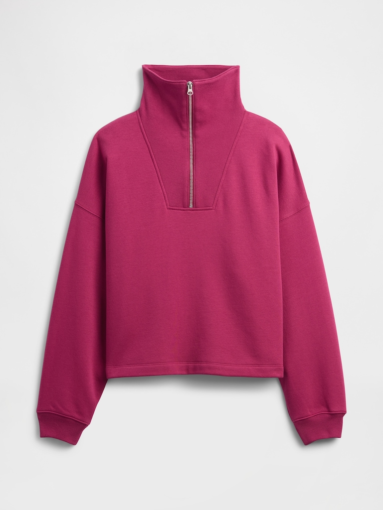 Oversized Quarter-Zip Sweatshirt