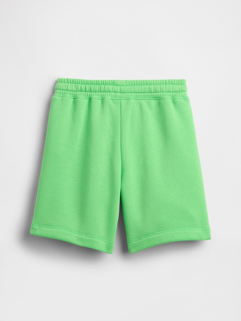 babyGap Relaxed Washed-Fleece Pull-On Shorts