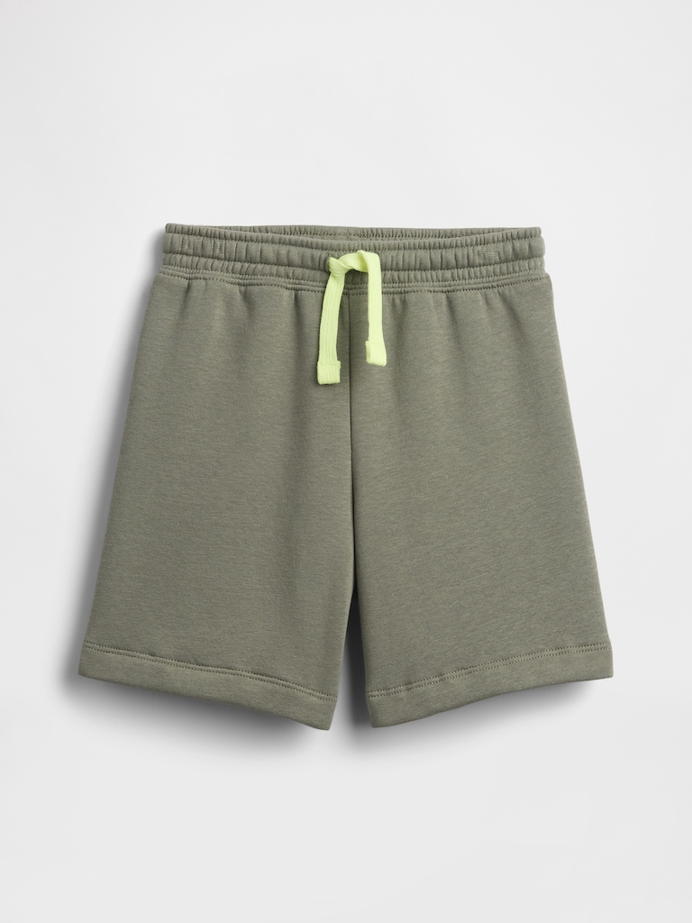 babyGap Relaxed Washed-Fleece Pull-On Shorts