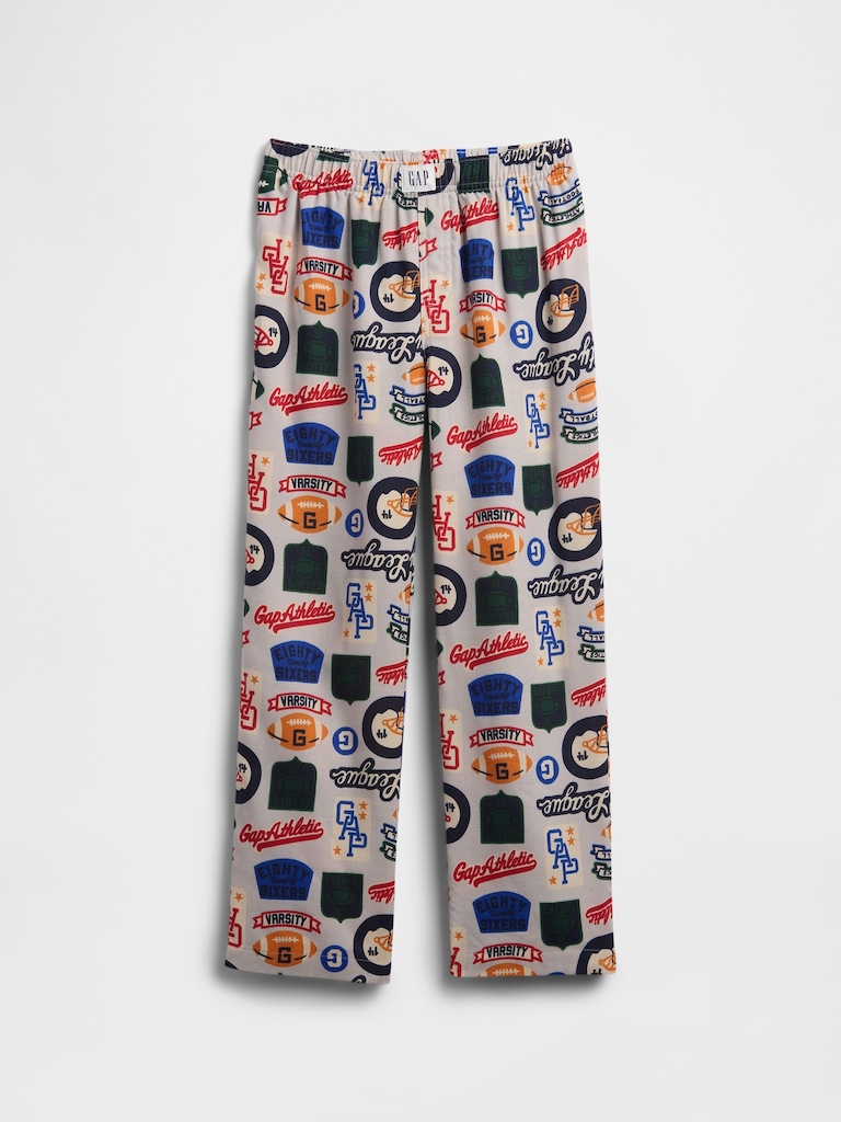 Kids 100% Recycled Flannel PJ Pants