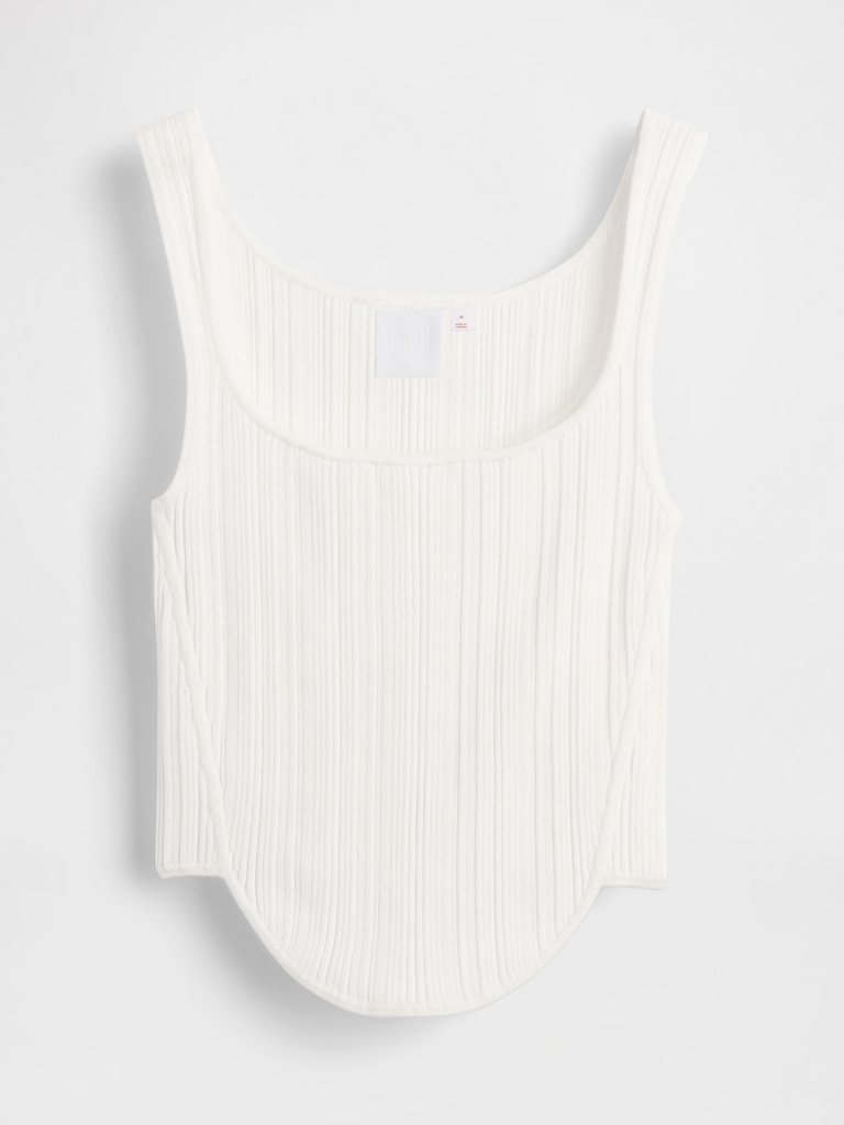 GapStudio Knit Corset Top
