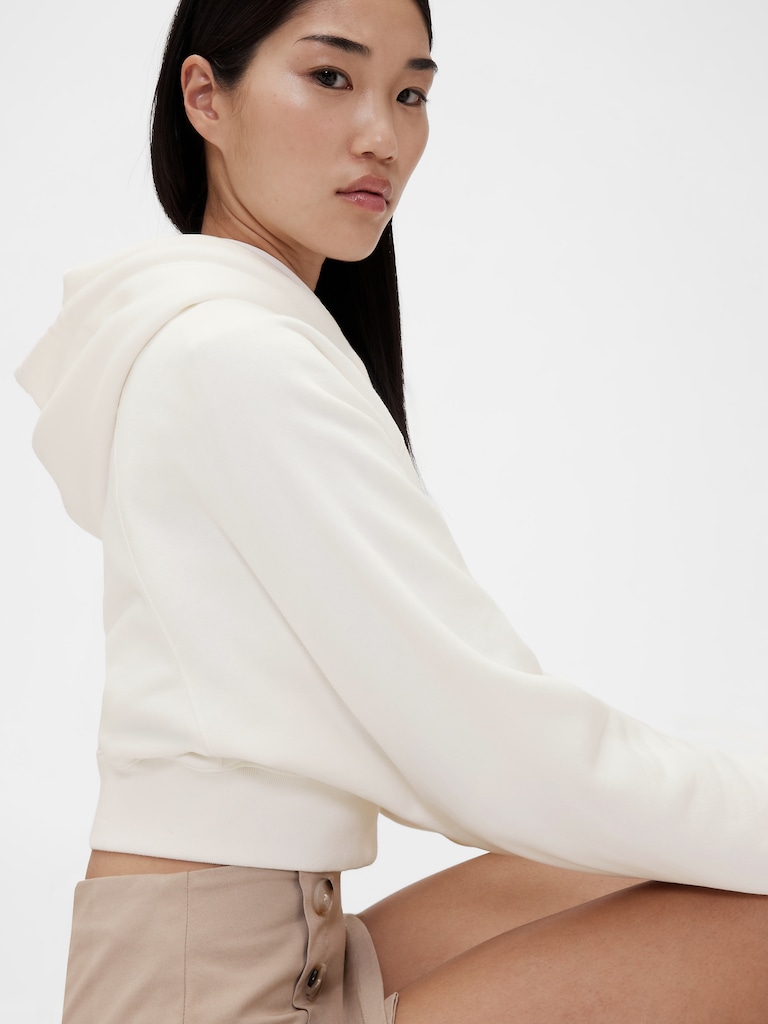GapStudio VintageSoft Crop Hoodie