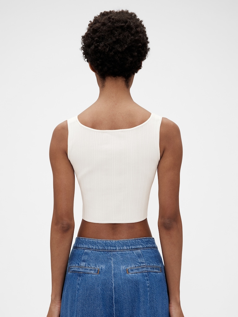 GapStudio Knit Corset Top