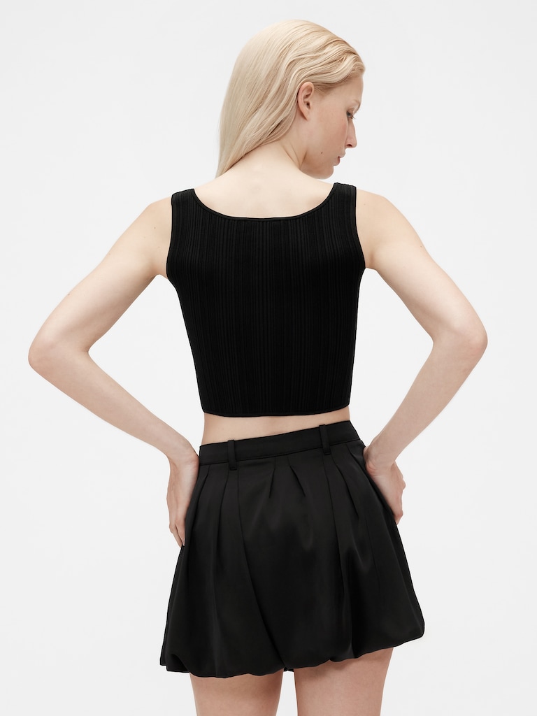GapStudio Knit Corset Top