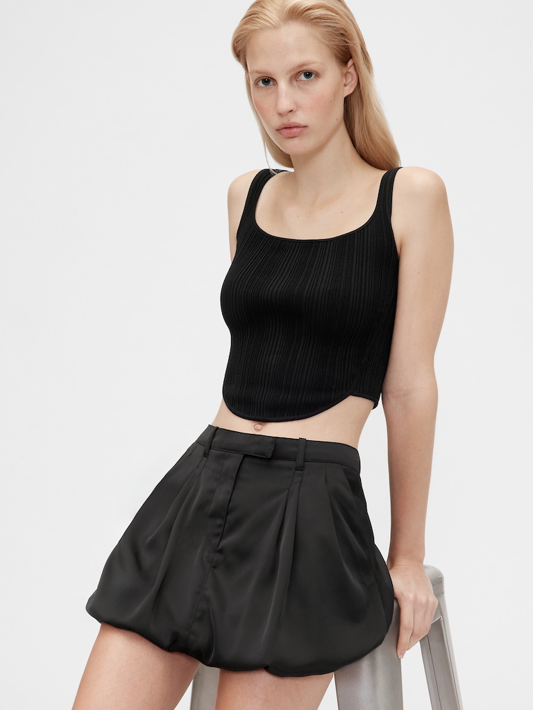 GapStudio Knit Corset Top