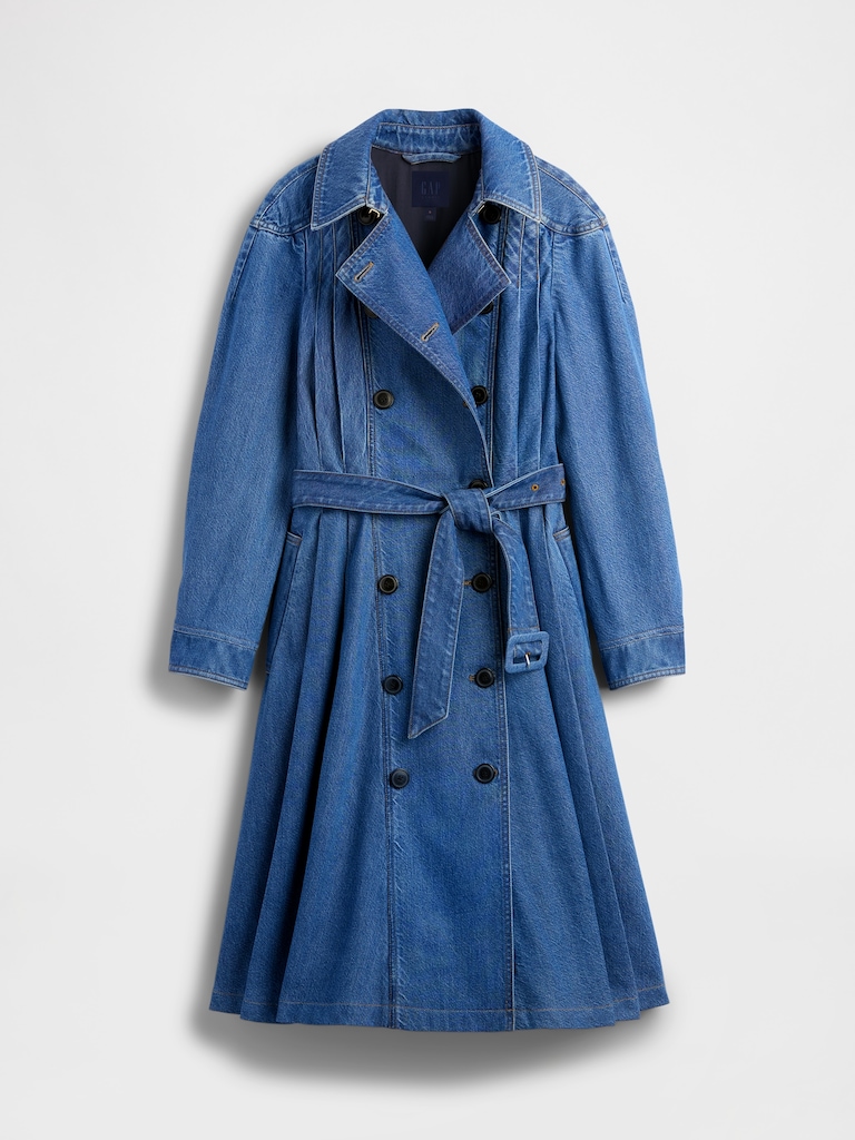 GapStudio Denim Tailored Trench Coat