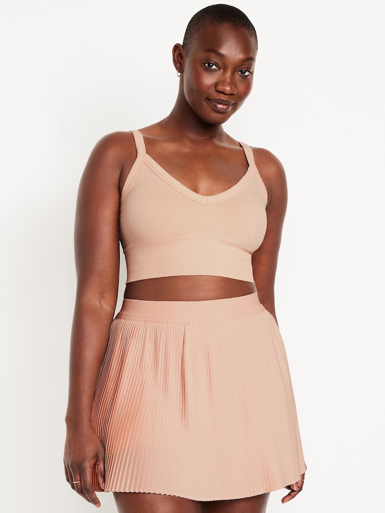 Light Support Fluid Seamless Longline Sports Bra