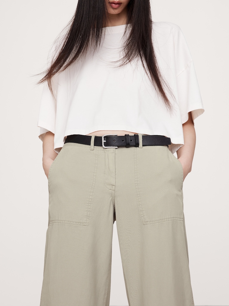 Super-Soft Soma Mid-Rise Wide-Leg Pant