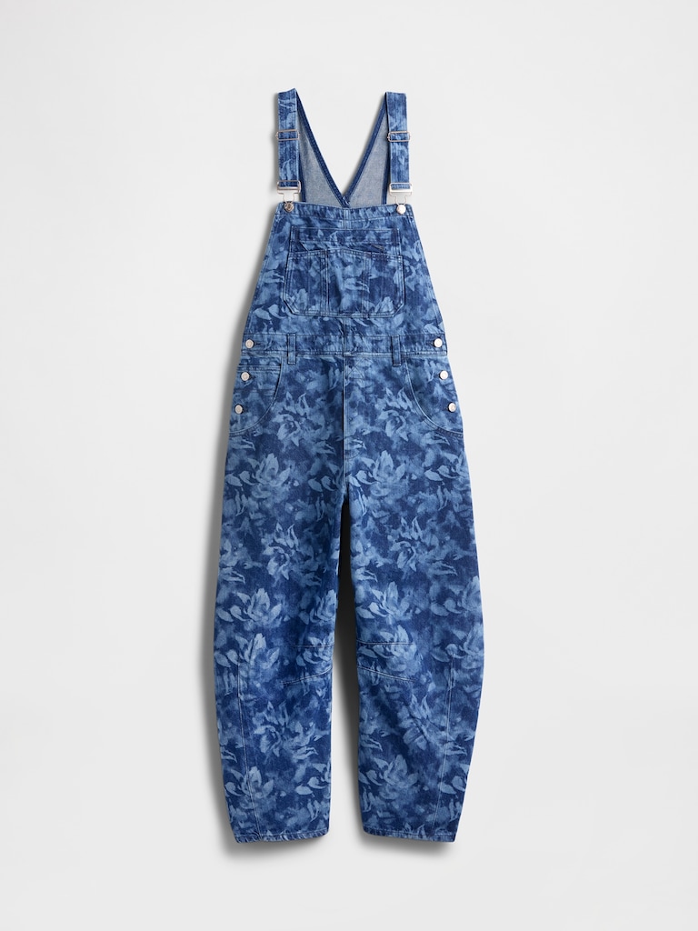 UltraSoft Denim Horseshoe Overalls