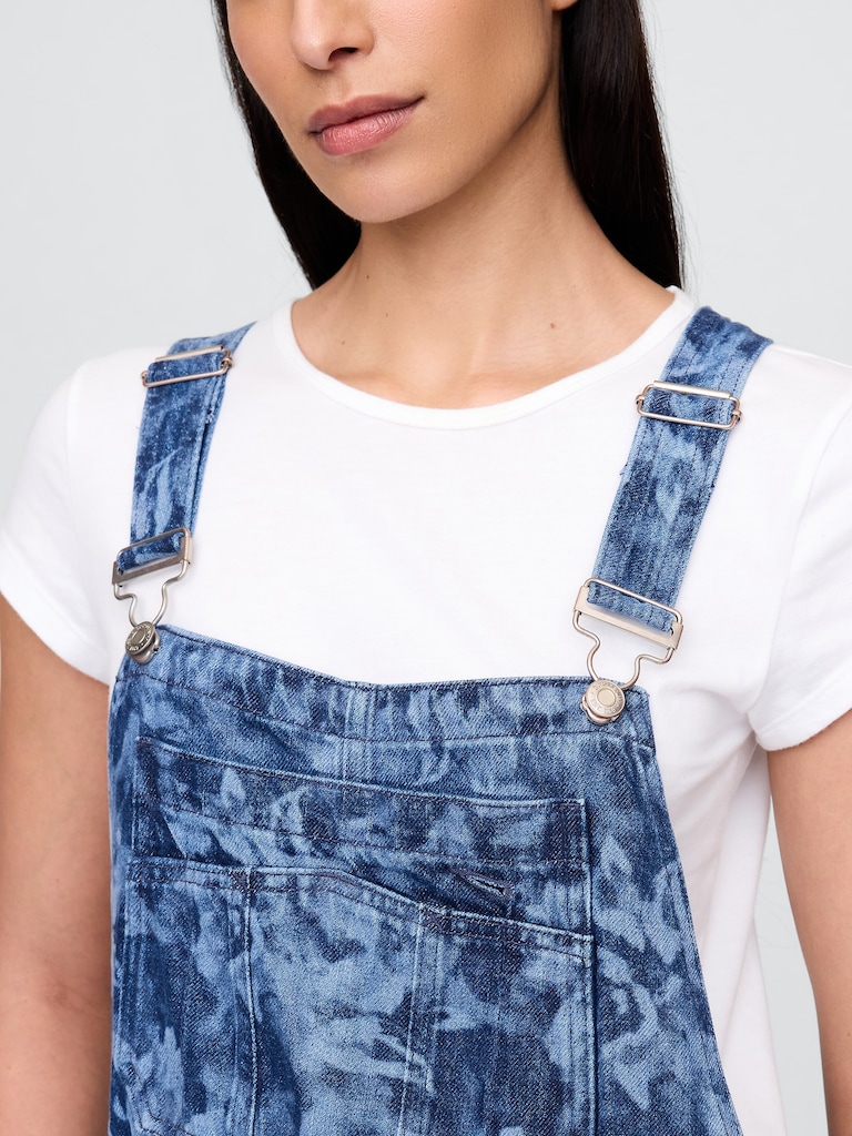 UltraSoft Denim Horseshoe Overalls