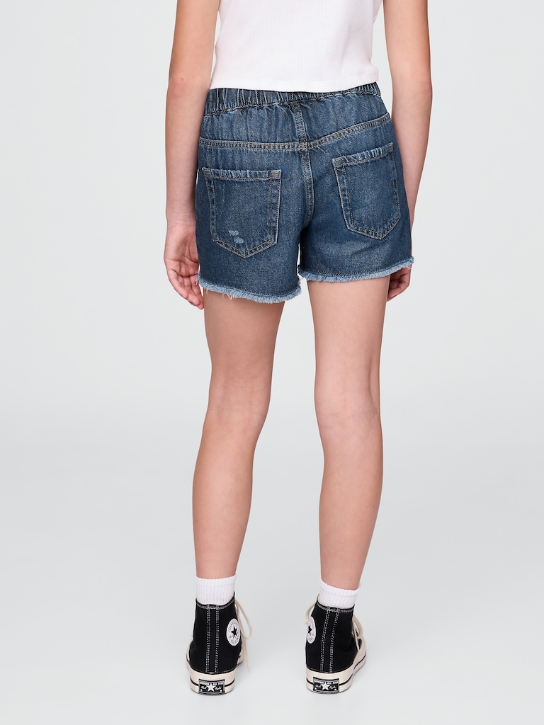 Kids Low Rise UltraSoft Stride Easy Denim Shorts