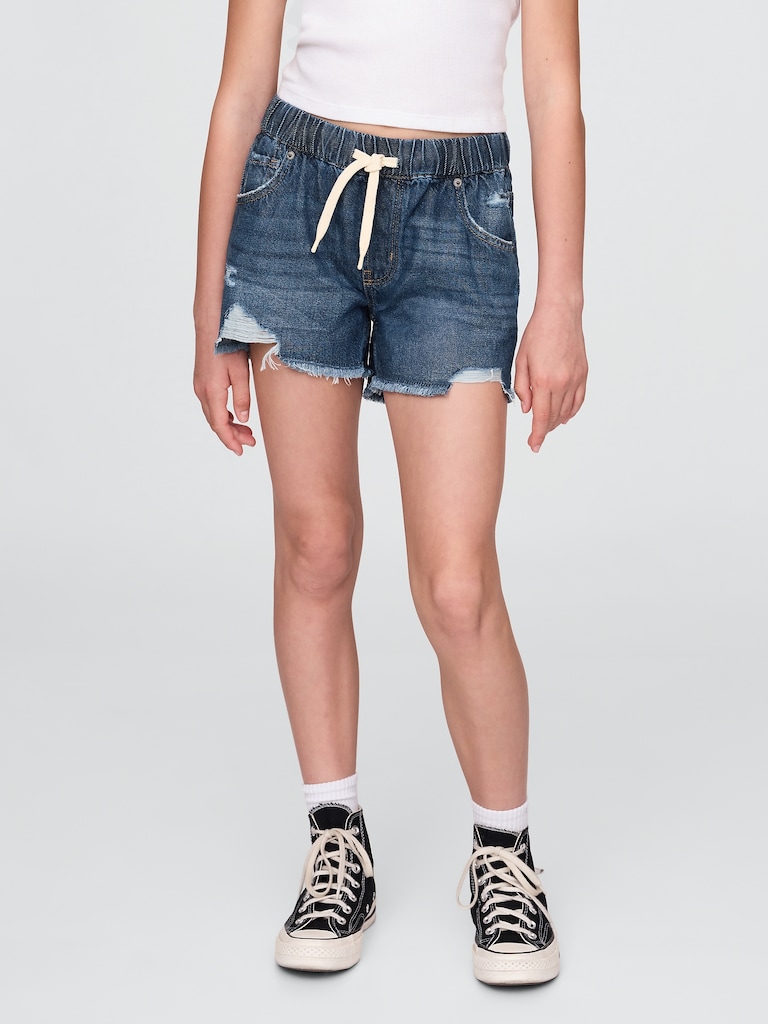Kids Low Rise UltraSoft Stride Easy Denim Shorts
