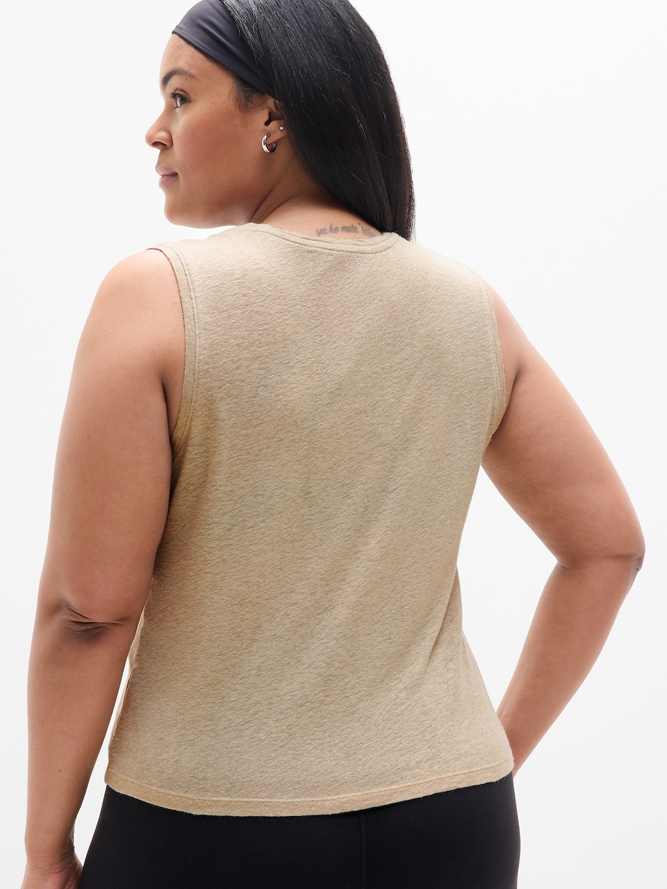 Getaway Linen Blend Muscle Tank