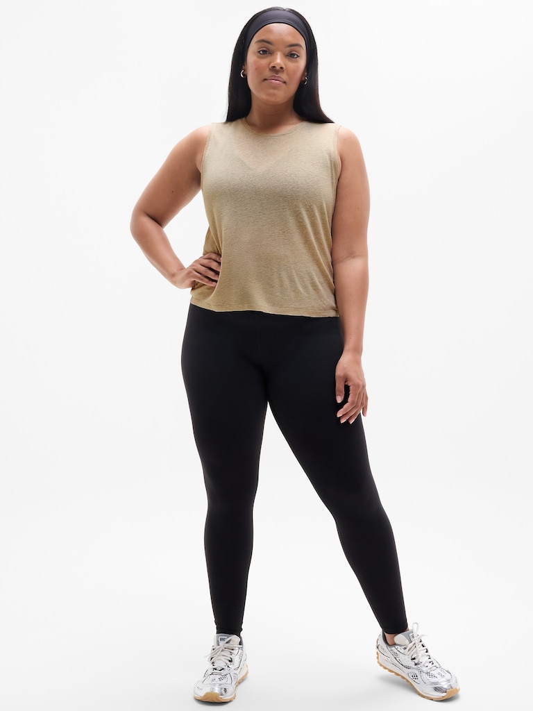 Getaway Linen Blend Muscle Tank