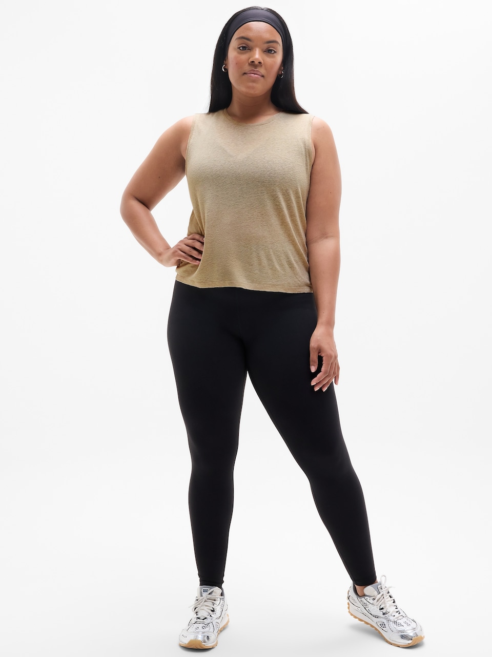 Getaway Linen Blend Muscle Tank
