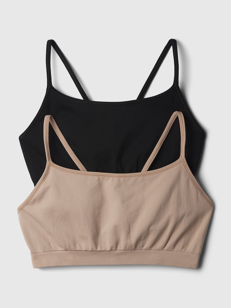 Seamless Racerback Bralette (2-Pack)