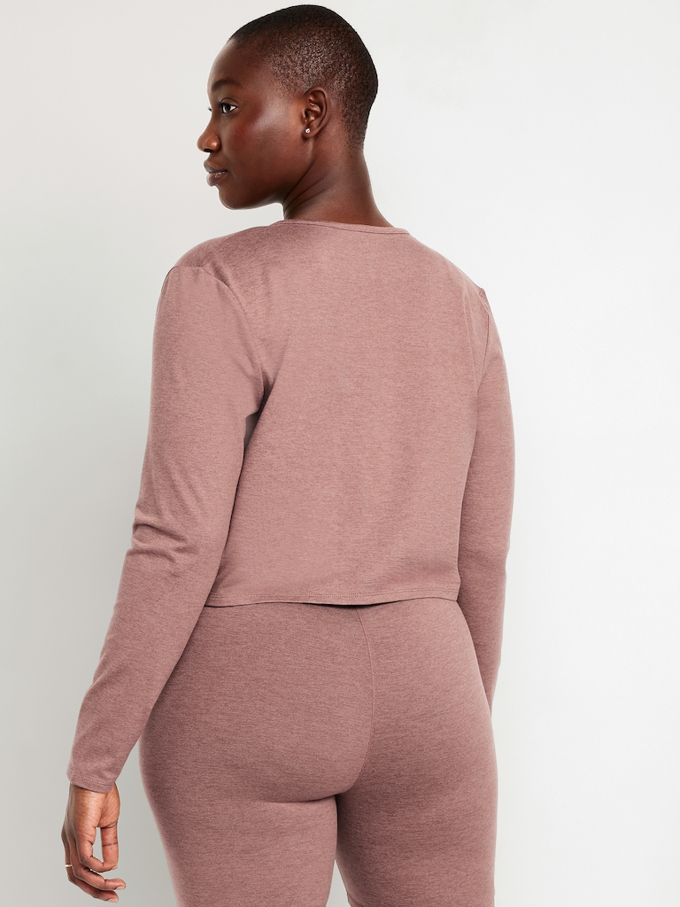 CloudComfy Cropped Cardigan